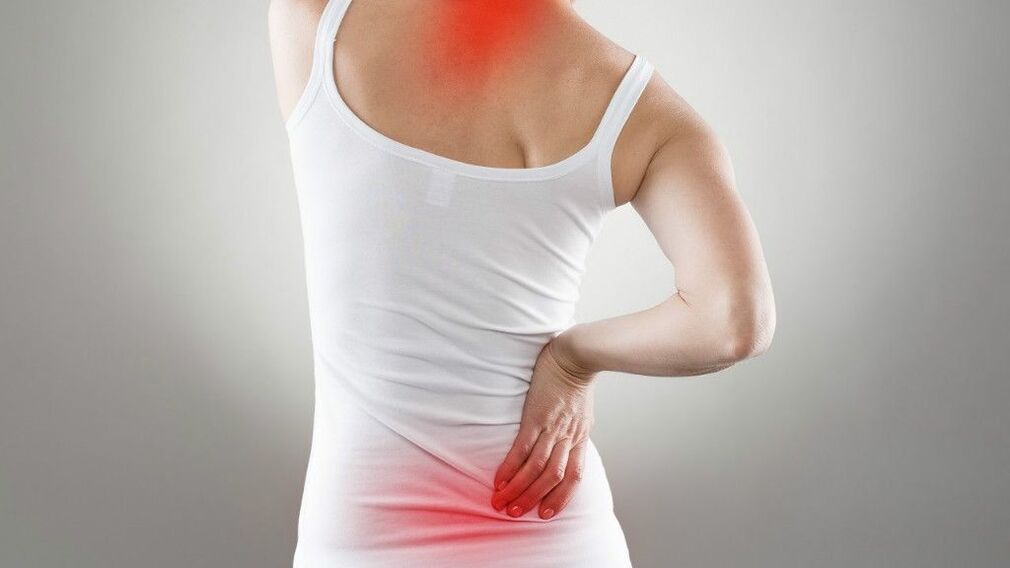 Women with back pain