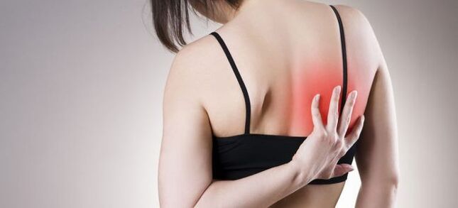 Back pain that worsens when moving is a sign of osteochondrosis of the chest