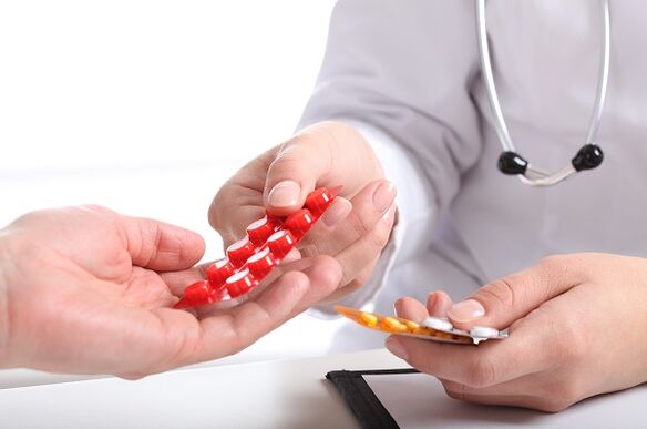 The doctor prescribed medication to treat cervical osteochondrosis