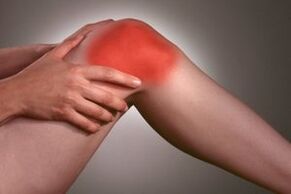 Knee pain caused by joints